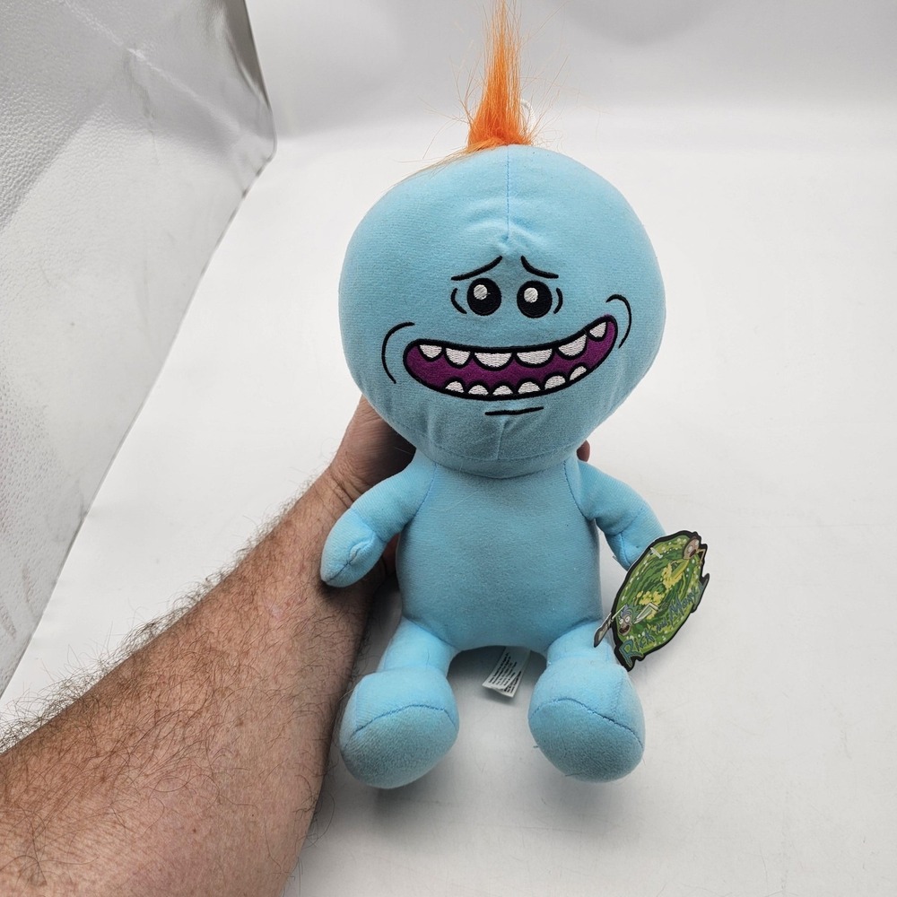 Toy Factory Rick And Morty‎ Mr Meeseeks Plush Stuffed Toy Small Blue Soft Cute